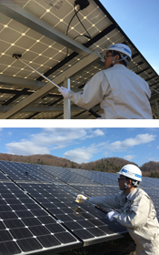 Notes for the maintenance of solar power plant